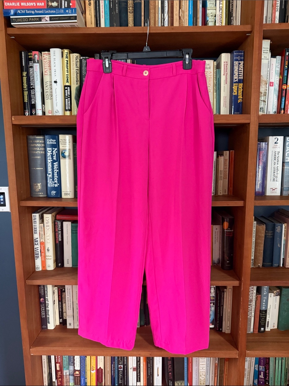Amanda Uprichard - Wide Leg Pants in Bright Pink